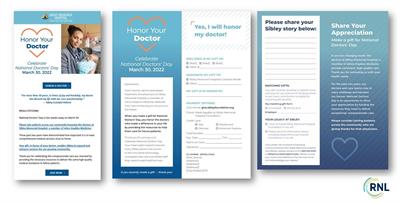 Promotional material for Honor Your Doctor campaign